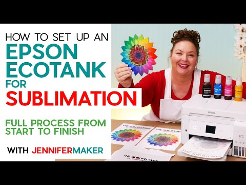 Best Sublimation Printer for Beginners: Set Up an Epson EcoTank for Sublimation | Full Process!